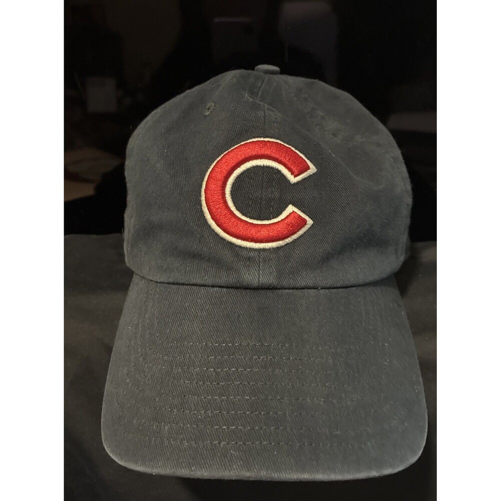 Chicago Cubs 47 Brand MLB Clean Up  Strapback Hat Dad Cap Retro